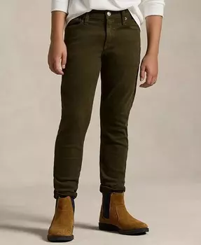 Узкие эластичные джинсы Big Boys Sullivan Polo Ralph Lauren, коричневый