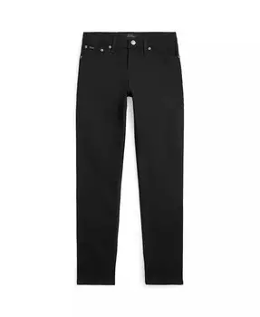 Узкие эластичные джинсы Big Boys Sullivan Polo Ralph Lauren, черный