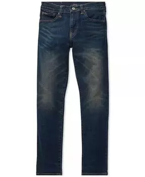 Узкие эластичные джинсы Big Boys Sullivan Polo Ralph Lauren, синий