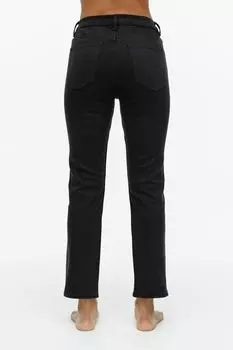 Узкие эластичные джинсы jade cropped H&M, черный