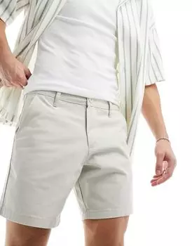 Узкие эластичные шорты чинос ASOS DESIGN