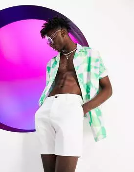 Узкие бежевые шорты чинос ASOS DESIGN Circular Design