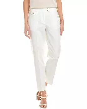 Узкие брюки Anne Klein длиной до щиколотки, белый