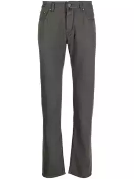 Узкие брюки Bard средней посадки JACOB COHEN, серый