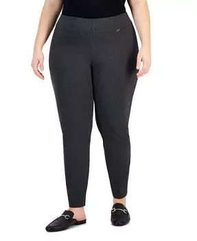 Узкие брюки больших и миниатюрных размеров с контролем живота I.N.C. International Concepts, серый