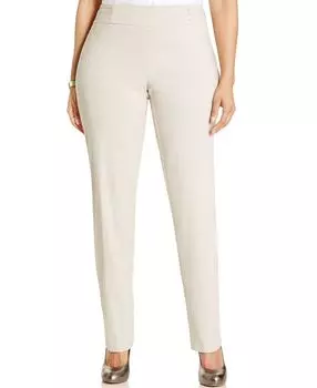 Узкие брюки большого размера с контролем живота без застежек, созданные для macy's JM Collection, мульти