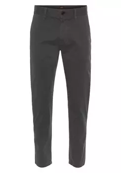 Узкие брюки BOSS Orange Taber, антрацит