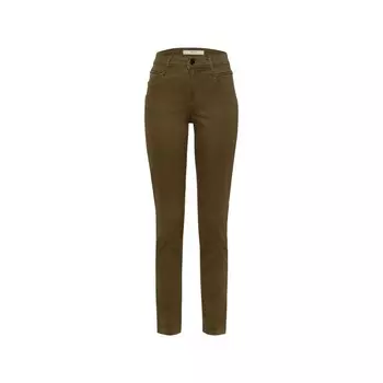 Узкие брюки BRAX Shakira, оливковый