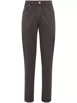 Узкие брюки Brunello Cucinelli, коричневый
