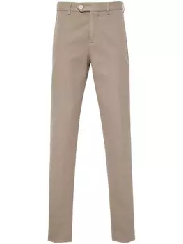 Узкие брюки Brunello Cucinelli, коричневый