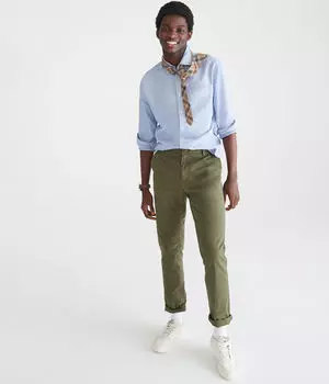 Узкие брюки чинос Aeropostale, зеленый