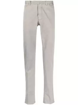 Узкие брюки чинос Dell'oglio, нейтральный цвет
