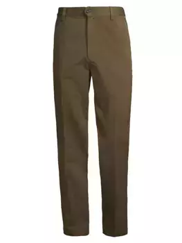 Узкие брюки-чинос Drake'S, оливковый