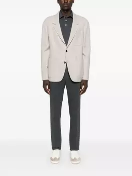 Узкие брюки-чинос Incotex, серый