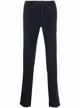 Узкие брюки чинос Incotex, синий