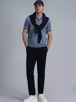 Узкие брюки-чинос Lufian Glen, темно-синий