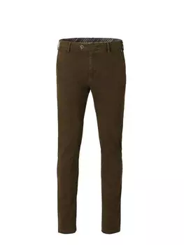 Узкие брюки-чинос MEYER Bonn, коричневый