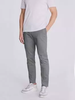 Узкие брюки чинос Moss, серые