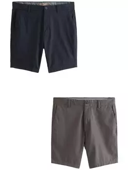 Узкие брюки-чинос Next, цвет marine blue/Dark grey
