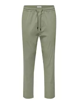 Узкие брюки-чинос Only & Sons ONSCapri, зеленый