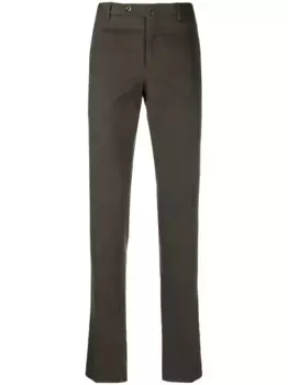 Узкие брюки чинос средней посадки PT Torino, коричневый