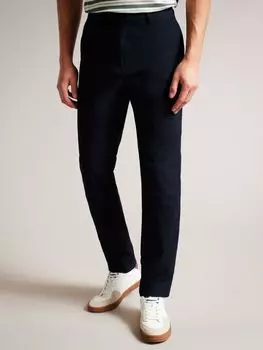 Узкие брюки чинос Ted Baker Lenard, темно-синие