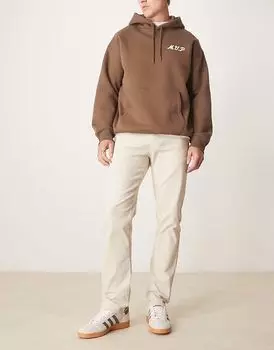 Узкие брюки-чиносы ASOS DESIGN цвета «камень»