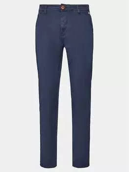 Узкие брюки чиносы Blend, синий