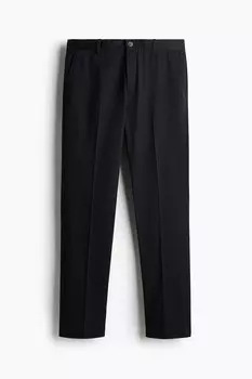 Узкие брюки чиносы H&M, синий