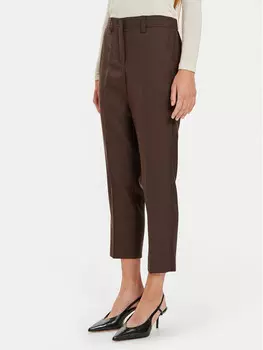 Узкие брюки чиносы Marella, коричневый