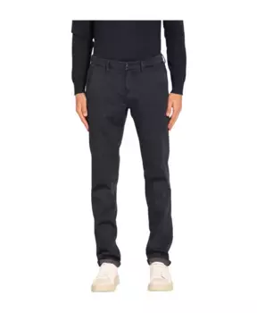 Узкие брюки чиносы темно синего кроя Mason'S, синий