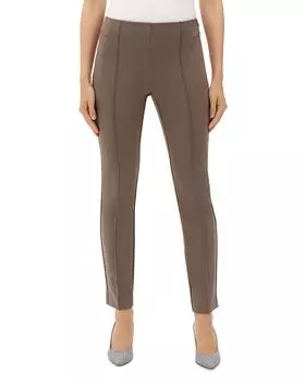 Узкие брюки City с защипами из эластичной ткани знаменитого бренда Lafayette 148 New York