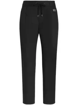 Узкие брюки DOLCE & GABBANA, черный