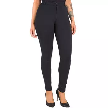 Узкие брюки Dorris с искусственными разрезами и прорезными карманами Poetic Justice, черный