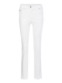 Узкие брюки Goldner Louisa, белый