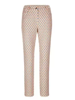 Узкие брюки Goldner Louisa, разноцветный