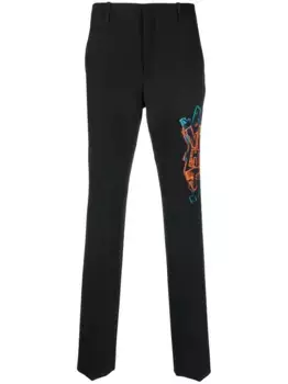 Узкие брюки Graf Coupe' OFF-WHITE, черный