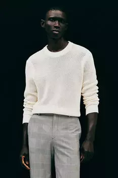 Узкие брюки H&M, серый