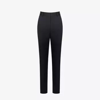 Узкие брюки Haisley из смесовой шерсти Reiss, темно-синий