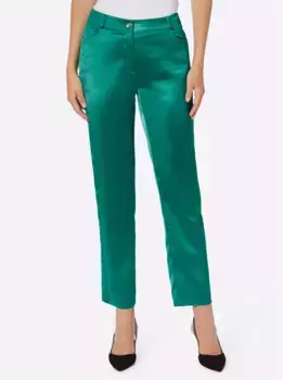 Узкие брюки Heine, изумрудный