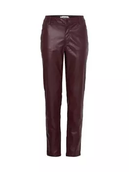 Узкие брюки ICHI COMANO, темно-красный