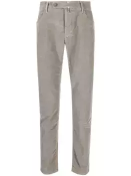 Узкие брюки Incotex, серый
