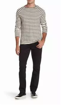 Узкие брюки из эластичного твила After Dark черного цвета JOE'S Jeans