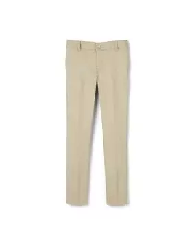 Узкие брюки из эластичного твила с регулируемой талией для маленьких девочек French Toast