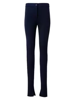 Узкие брюки из джерси Friatte Akris, темно-синий