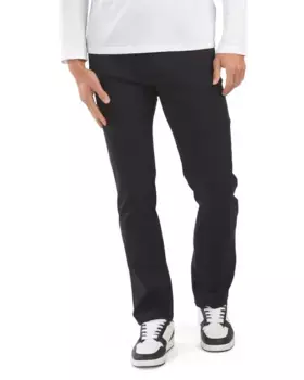 Узкие брюки из технического материала Perry Ellis, черный