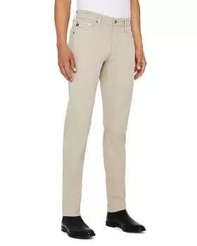 Узкие брюки из твила AG Tellis 32 дюйма, коричневый/бежевый