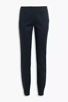 Узкие брюки из твила из смесового хлопка FABIANA FILIPPI, синий