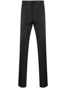 Узкие брюки из вирджинской шерсти Lanvin, серый