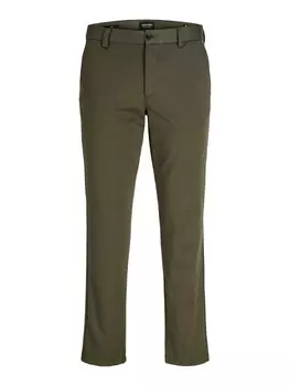 Узкие брюки JACK & JONES, хаки